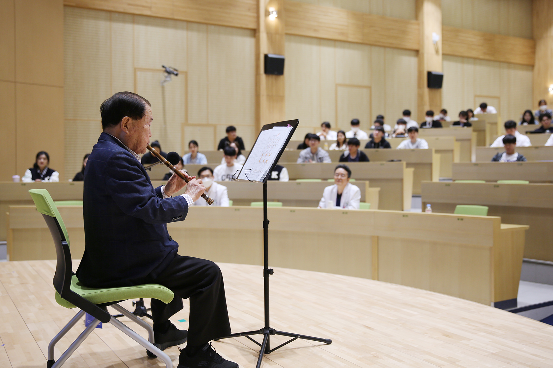 건양교육재단 김희수 명예총장, 의과대학 특강